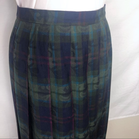 PENDLETON VINTAGE CLASSIC PLEATED WOOL SKIRT - Picture 9 of 14
